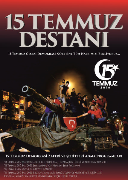 GEREDE�DE 15 TEMMUZ DESTANI