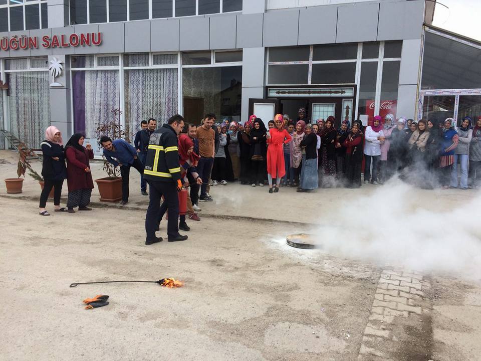 OKULLARDA ve YERLERNDE YANGIN TATBKATI