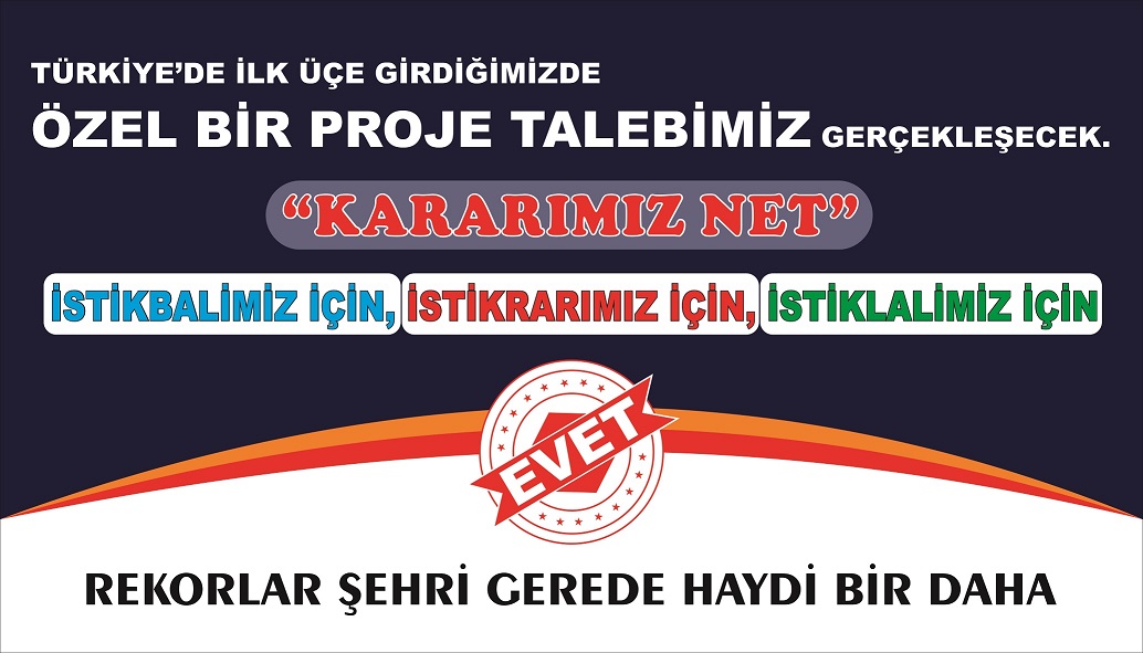 GEREDE REKORA HAZIRLANIYOR