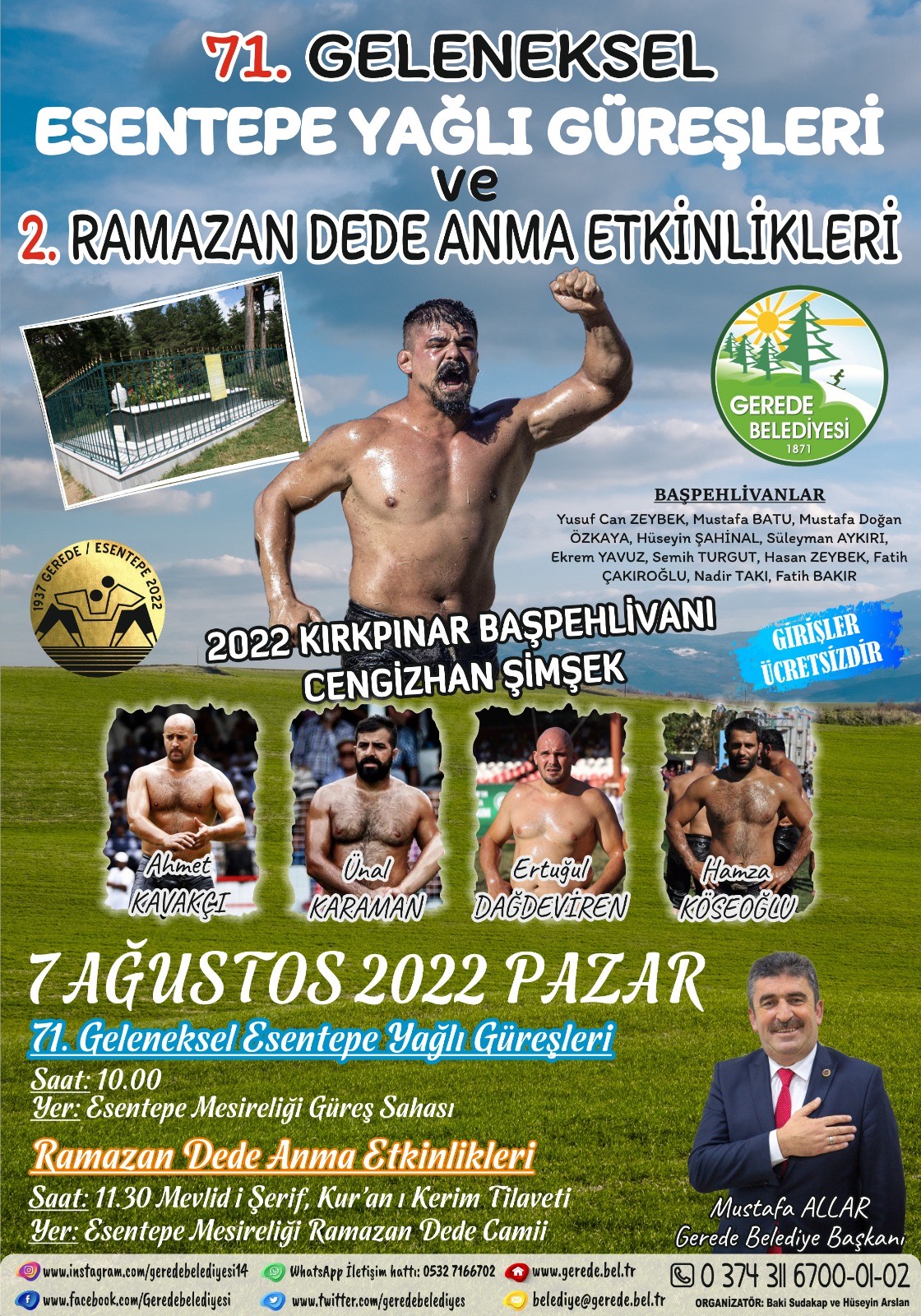 71.GELENEKSEL ESENTEPE YALI GRELER VE 2.RAMAZAN DEDE ETKNLKLER 7 AUSTOSTA