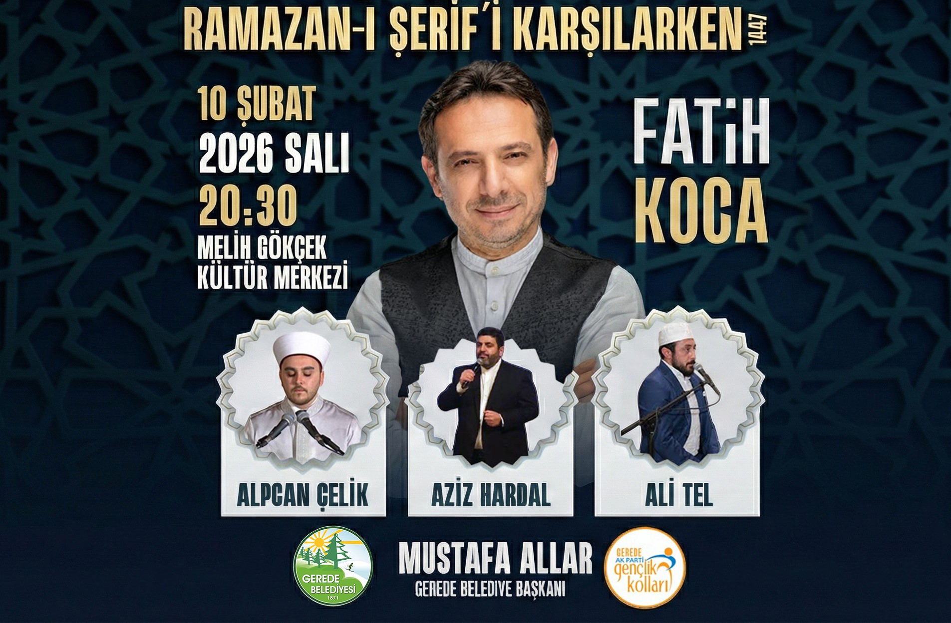 RAMAZAN-I �ER�F�� KAR�ILARKEN PROGRAMINA DAVETL�S�N�Z