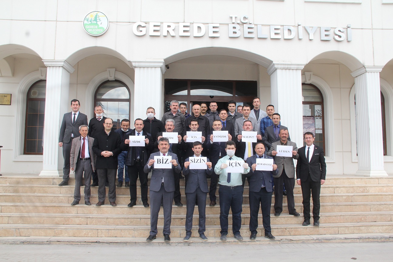GEREDE BELEDYESNDEN EVDE KALIN MESAJI