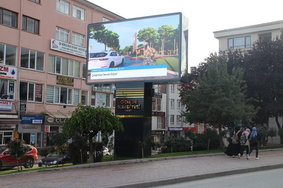 LED EKRANLARA REKLAM VERLEBLECEK