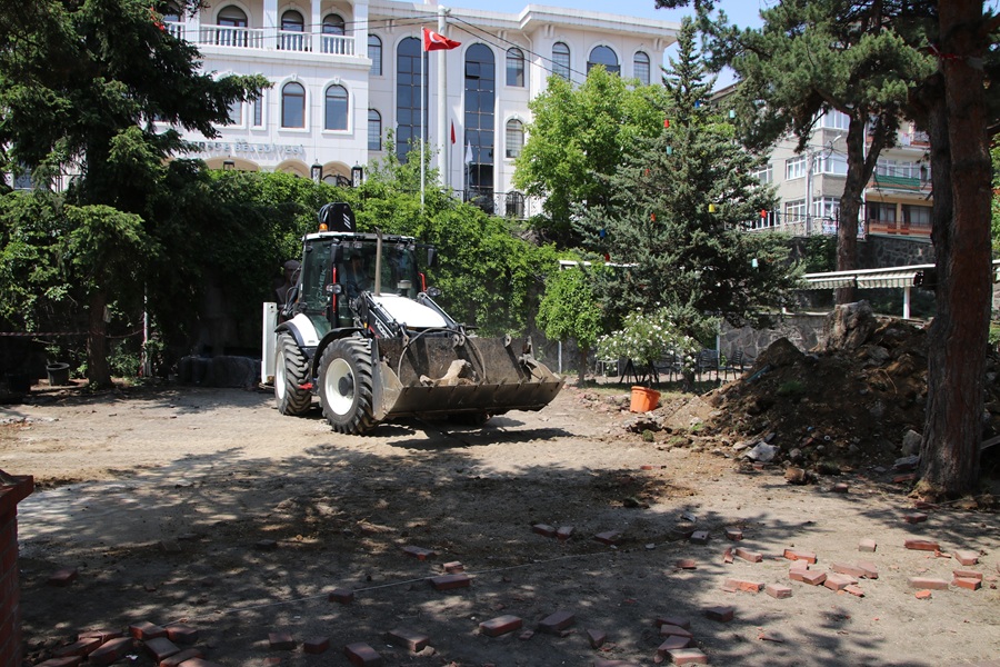 GEREDE BELEDYESݴNE AT AY BAHESNDE EVRE DZENLEMES YAPILIYOR