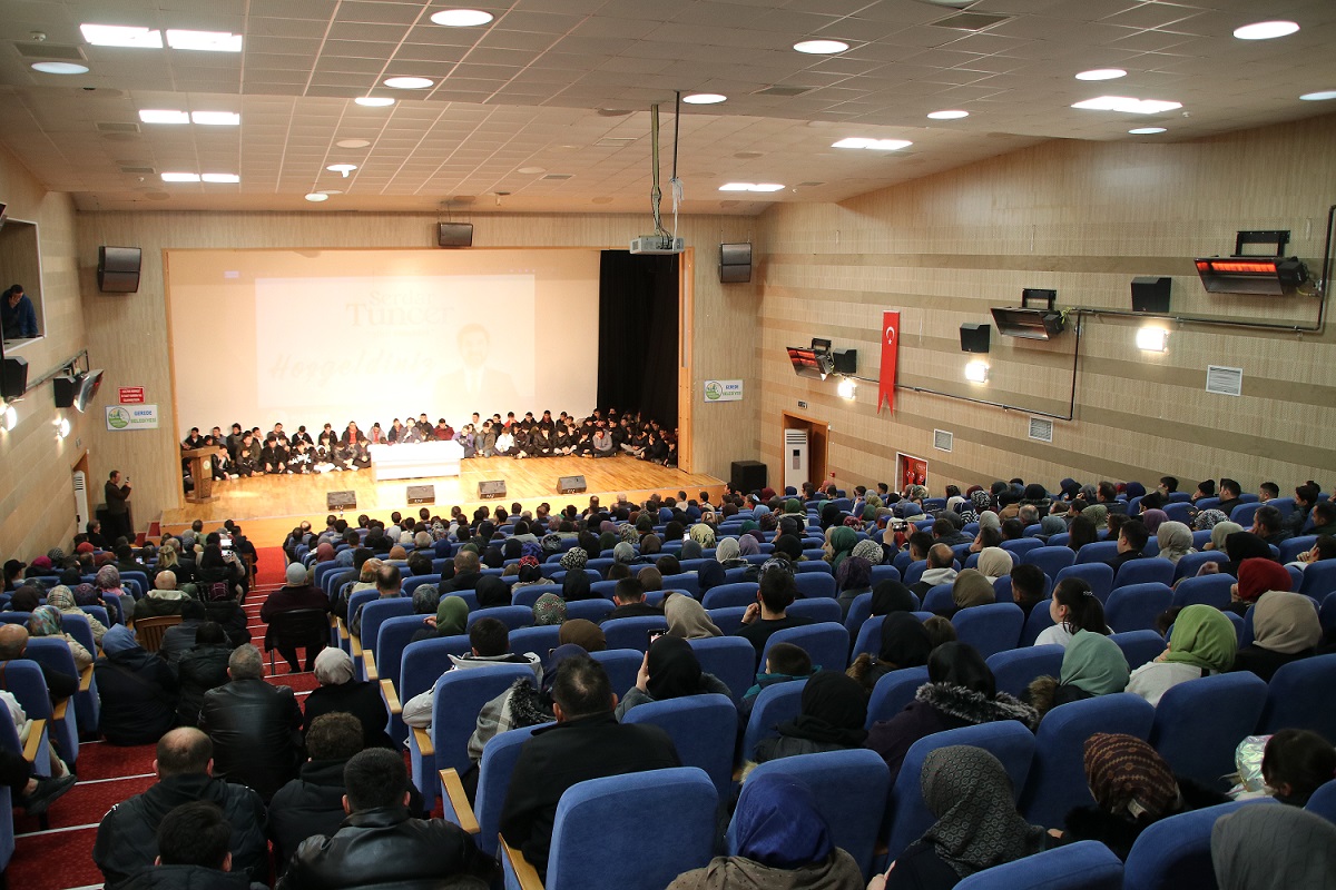 SERDAR TUNCER��N ����RL� MUHABBET� PROGRAMI YO�UN KATILIMLA GER�EKLE�T�