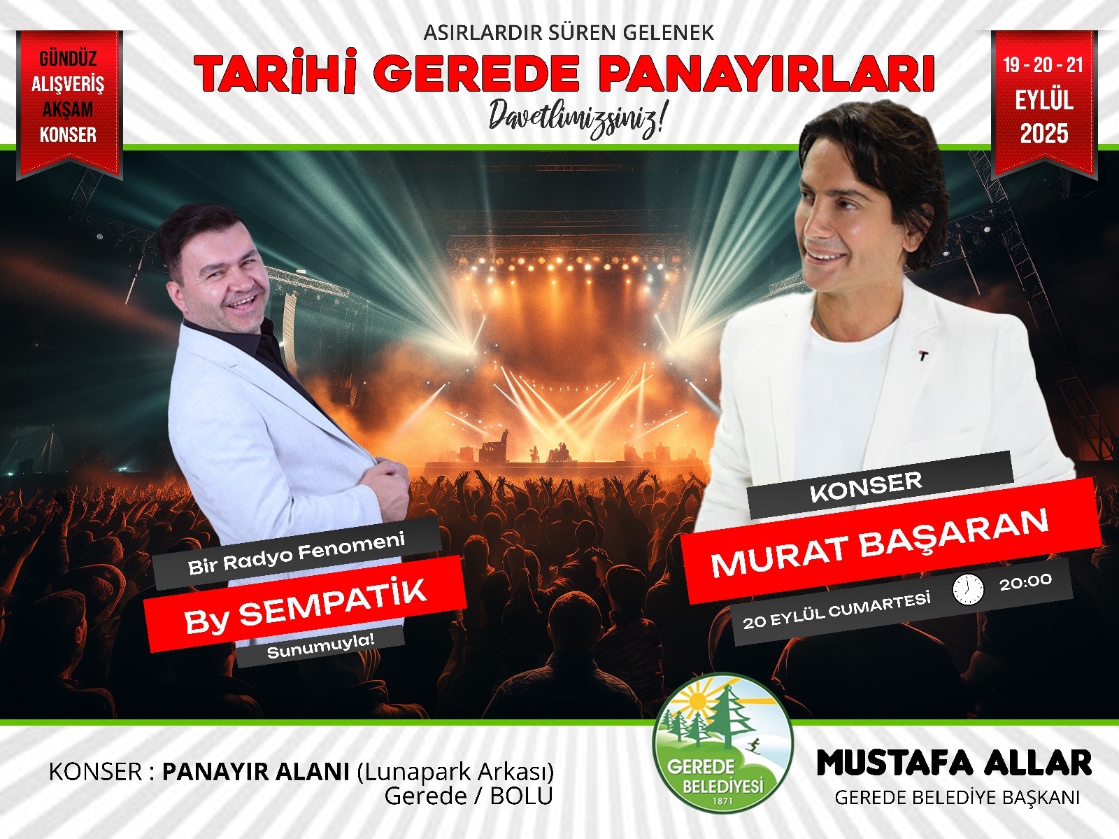 GEREDE PANAYIRLARI BALIYOR