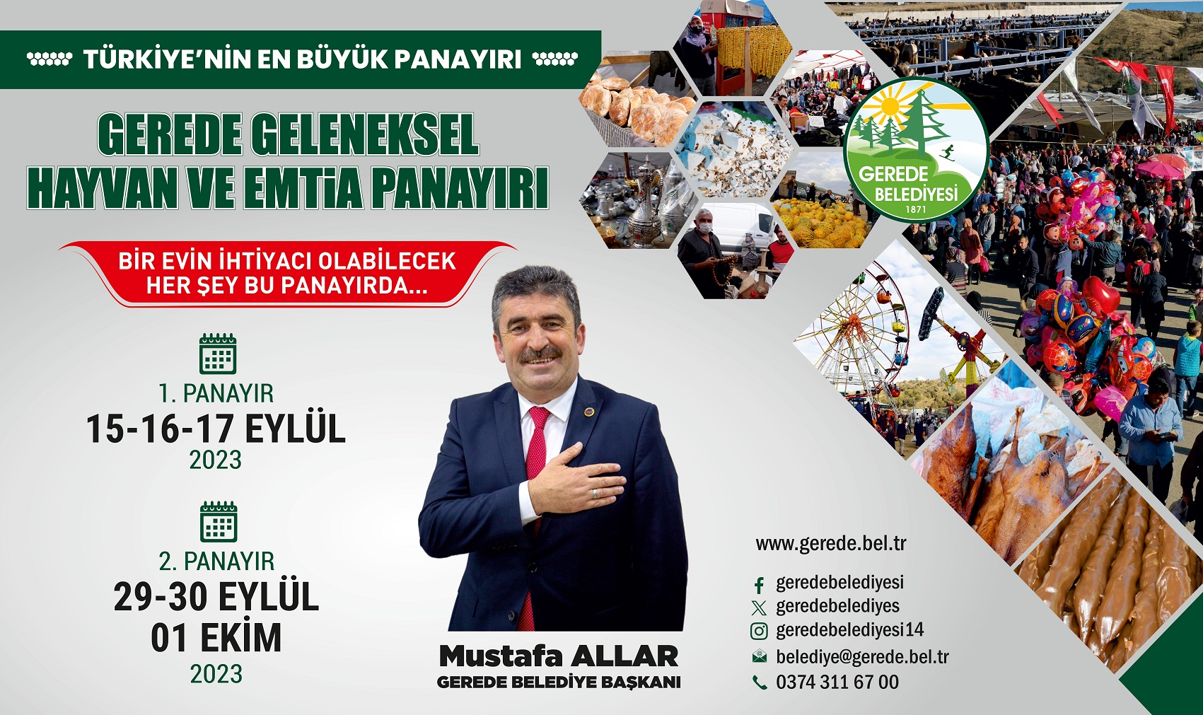TARH PANAYIR 15 EYLLDE BALIYOR.