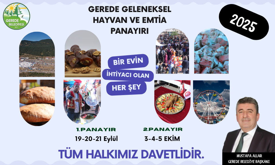 TARH PANAYIR 19 EYLL CUMA BALIYOR!
