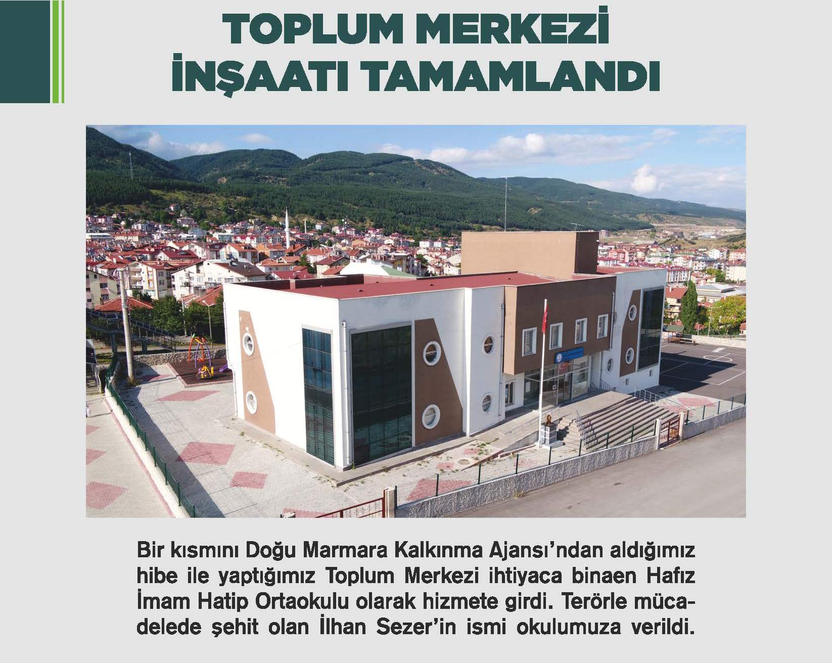 TOPLUM MERKEZ NAATI TAMAMLANDI