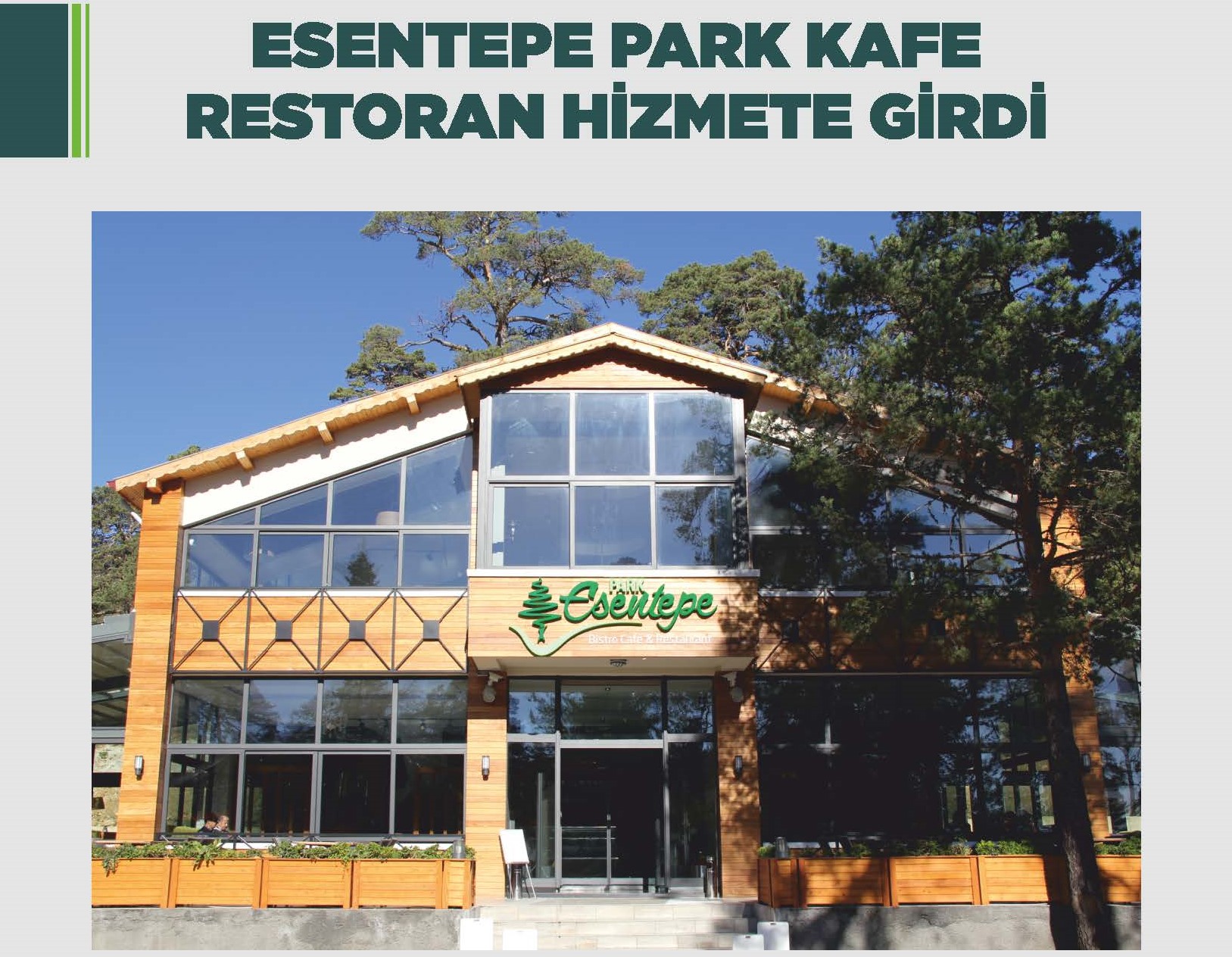 ESENTEPE PARK KAFE RESTORAN HZMETE GRD