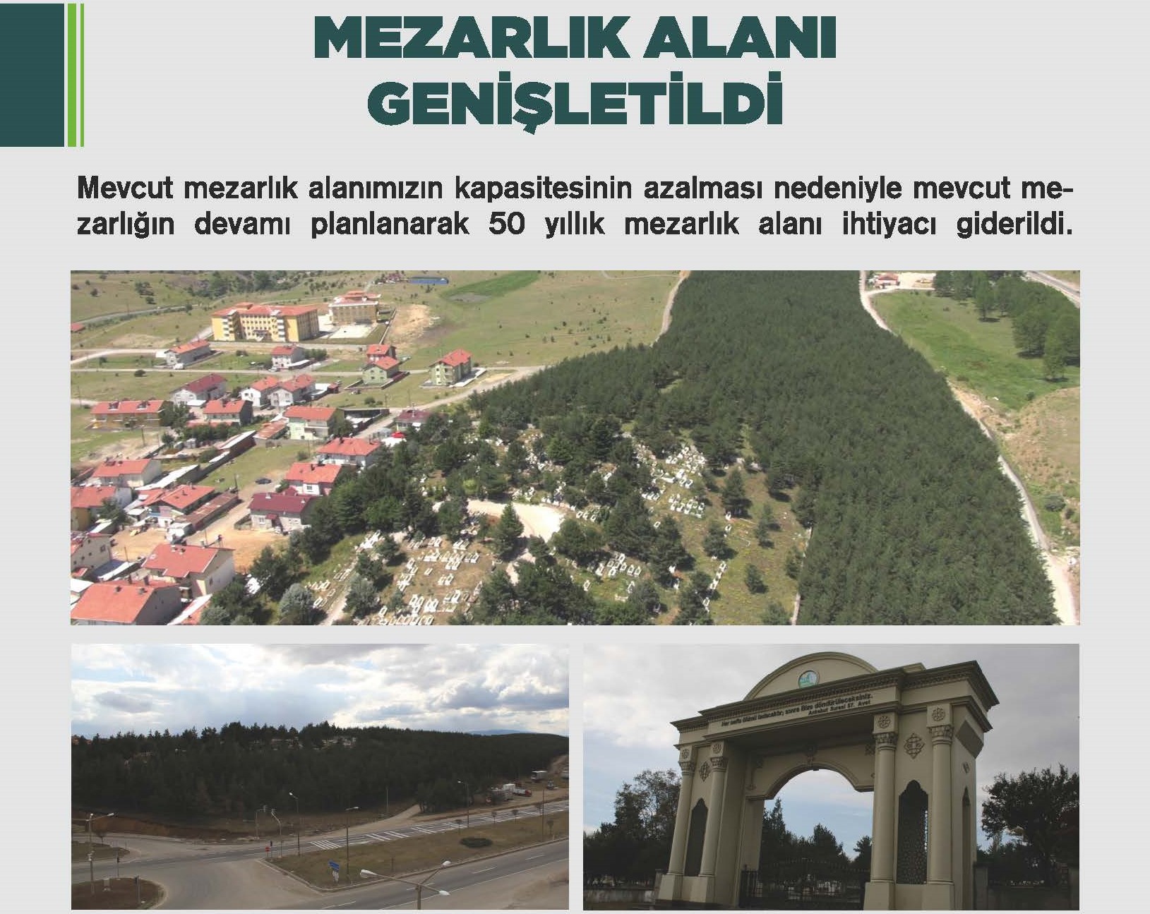 MEZARLIK ALANI GENİŞLETİLDİ