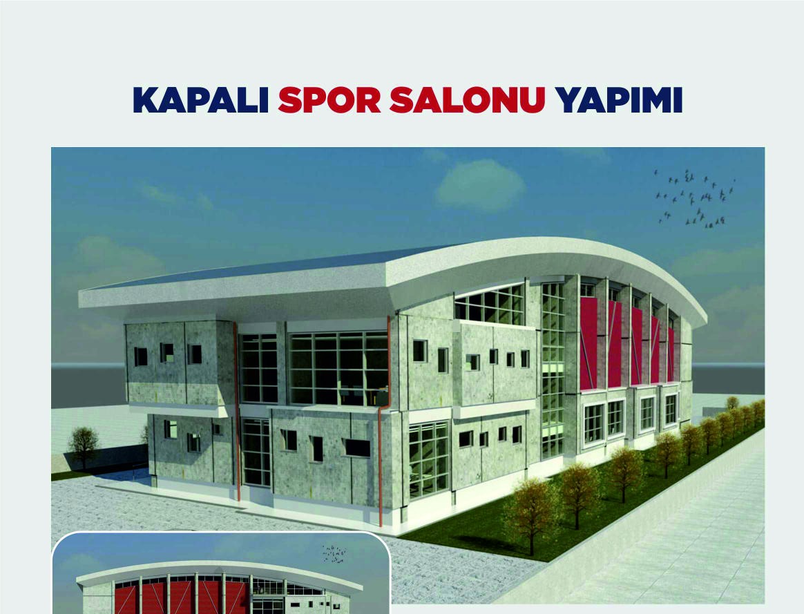 KAPALI SPOR SALONU YAPIMI